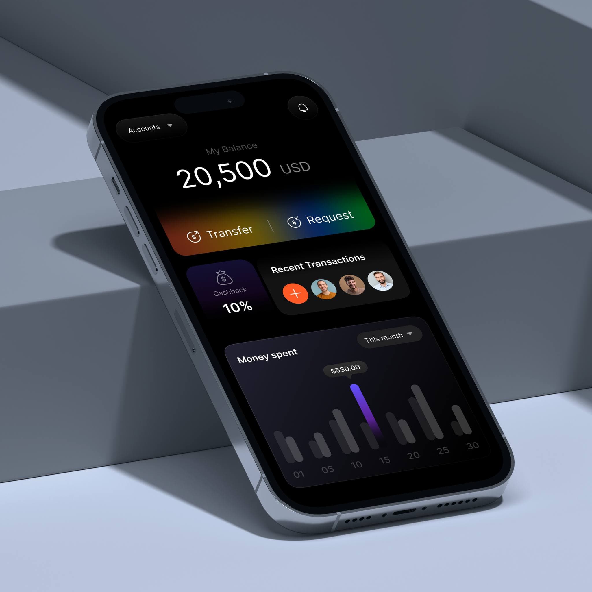 Finance mobile app